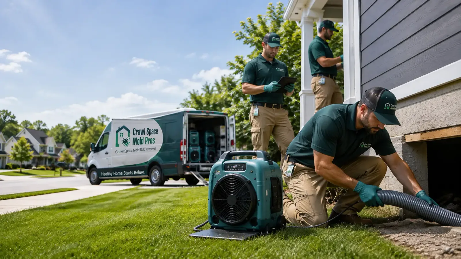 Crawl Space Mold Removal in Bolton, MA